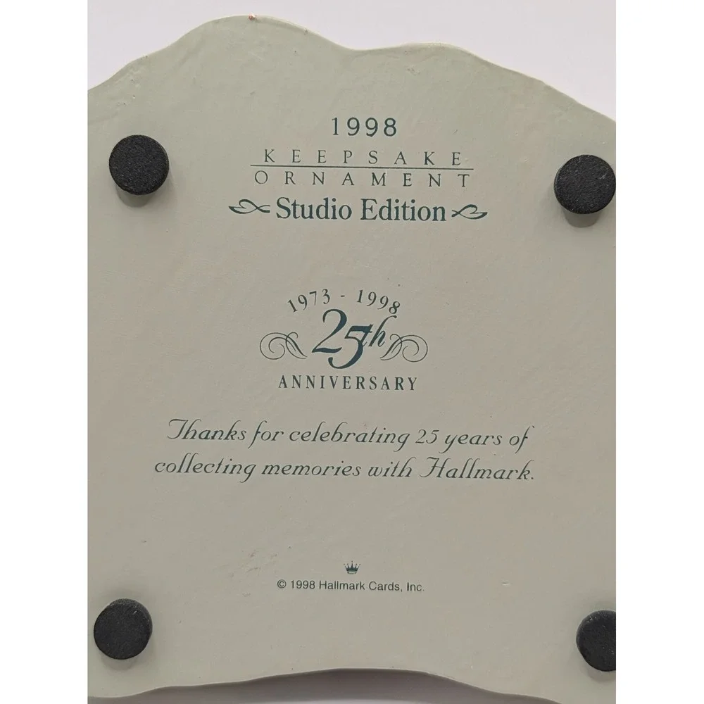 HALLMARK 1998 CHRISTMAS EVE PREPARATIONS Studio Edition 25th Anniversary READ